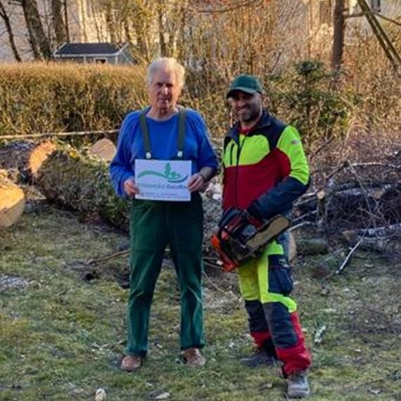 Kunde der zufrieden ist mit unserer Arbeit